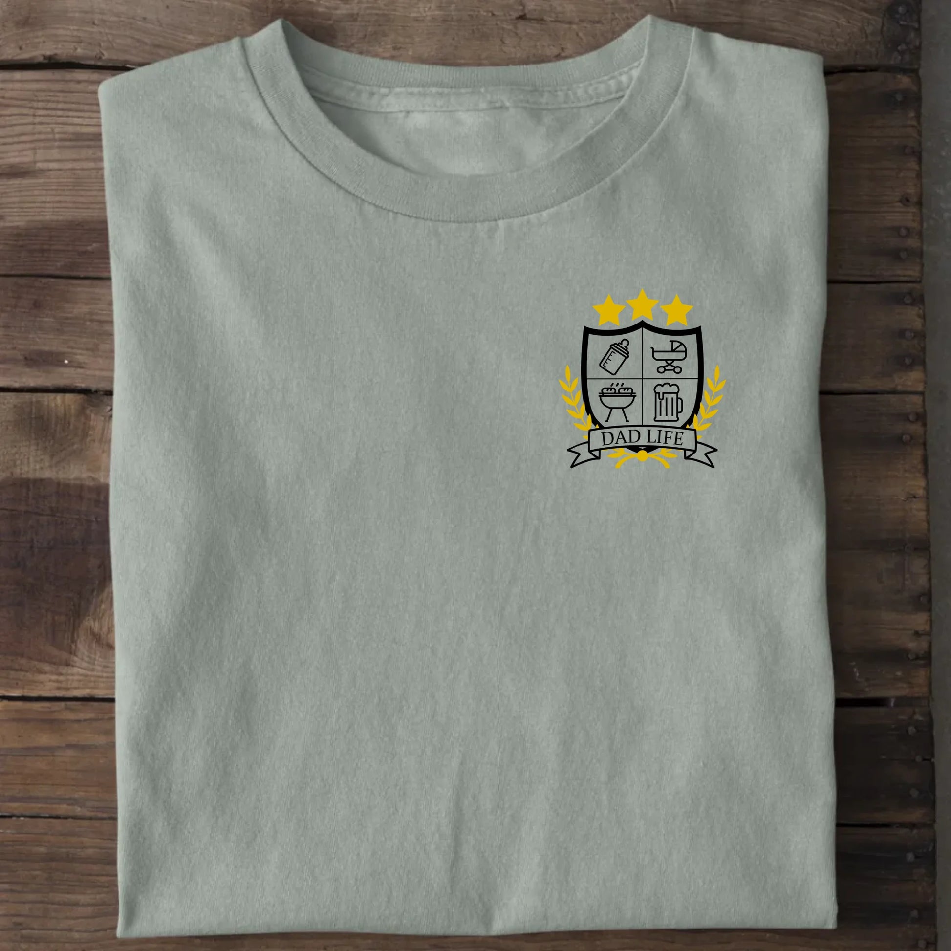 Dad Life Wappen - Bio Herren Shirt *personalisierbar* Creator T-Shirt 2.0 ST ST Aloe
