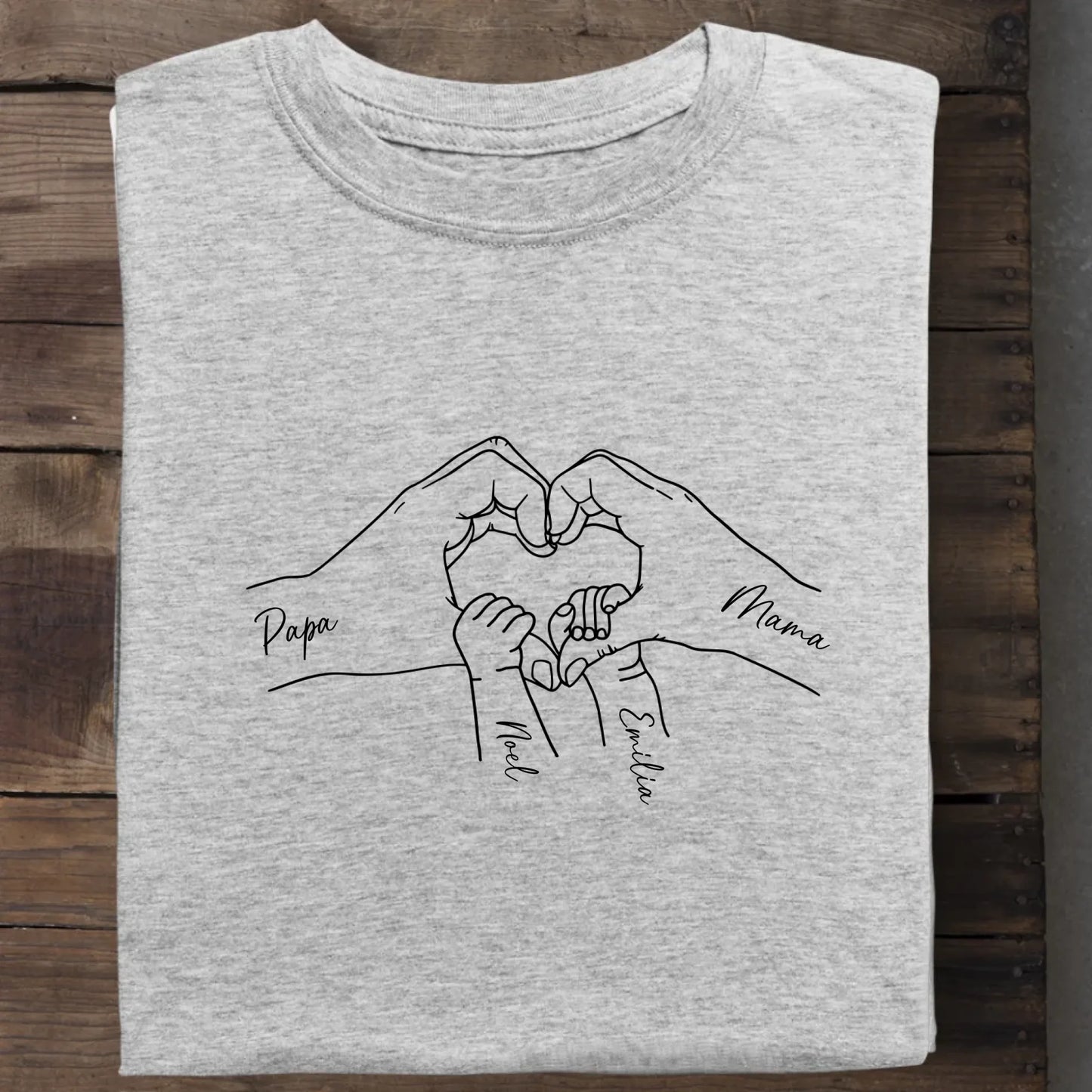 Family Love - Bio Herren Shirt *personalisierbar* Creator T-Shirt 2.0 ST ST Heather-Grey