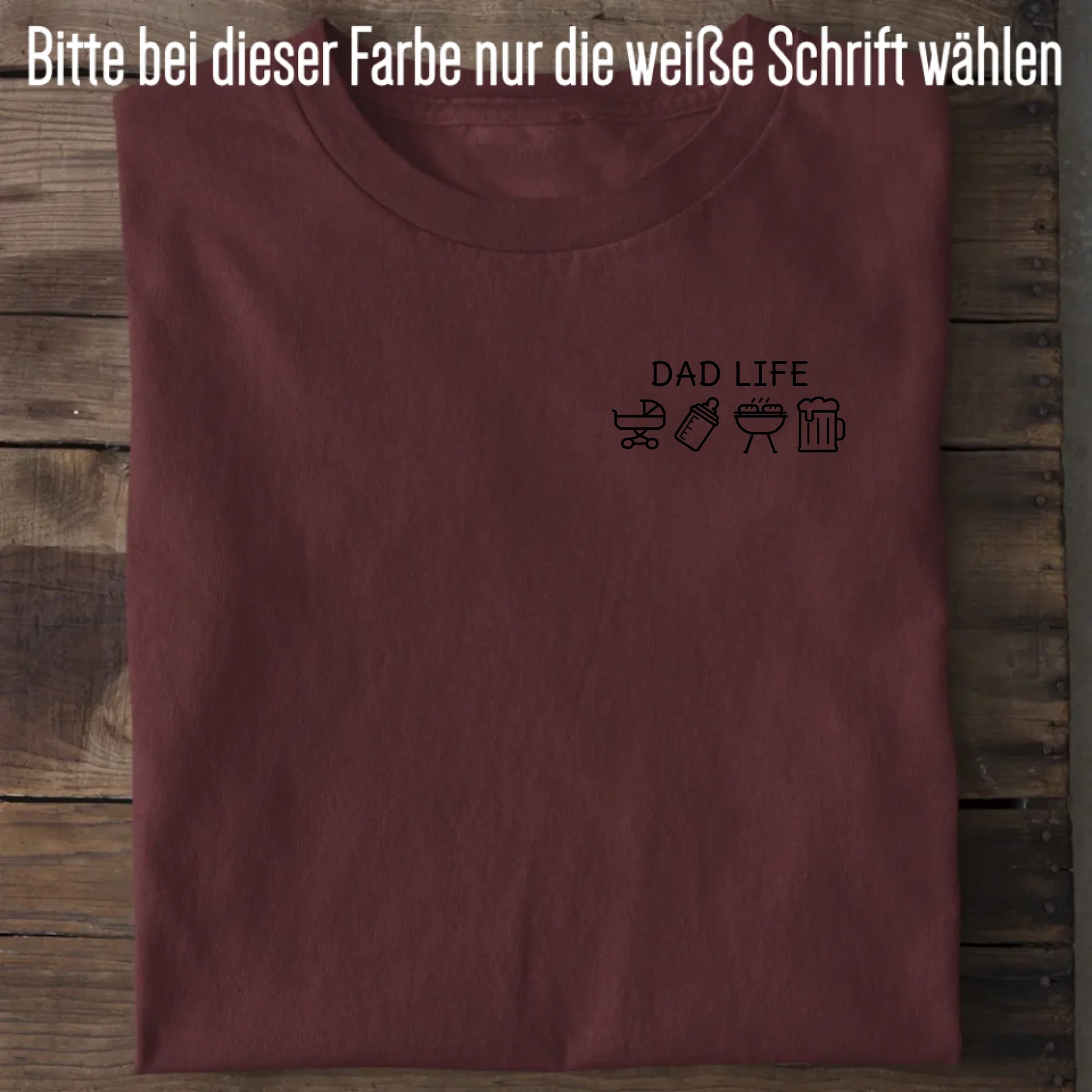 Dad Life Symbole - Bio Herren Shirt *personalisierbar*