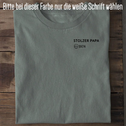 Stolzer Papa - Bio Herren Shirt *personalisierbar* Creator T-Shirt 2.0 ST ST Green Bay