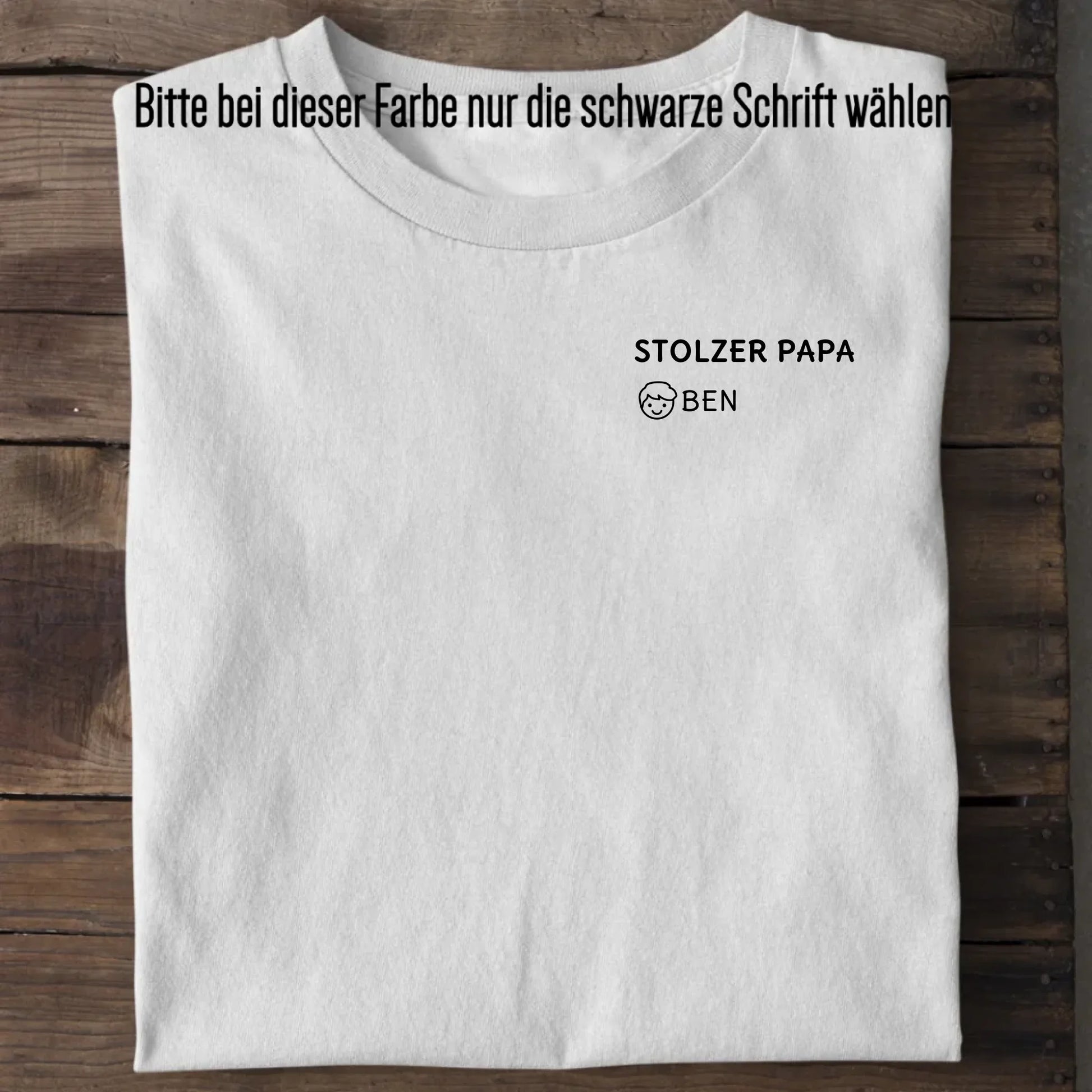 Stolzer Papa - Bio Herren Shirt *personalisierbar* Creator T-Shirt 2.0 ST ST White