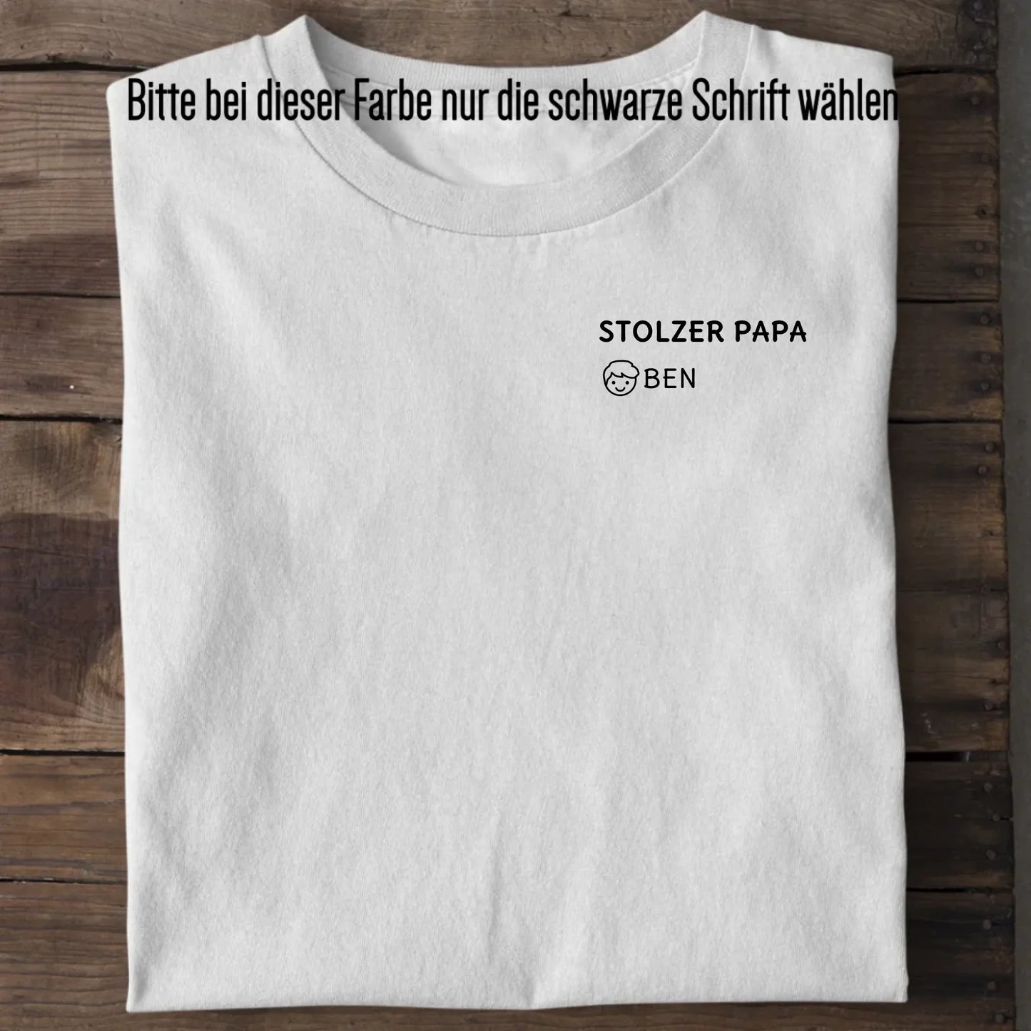Stolzer Papa - Bio Herren Shirt *personalisierbar* Creator T-Shirt 2.0 ST ST White