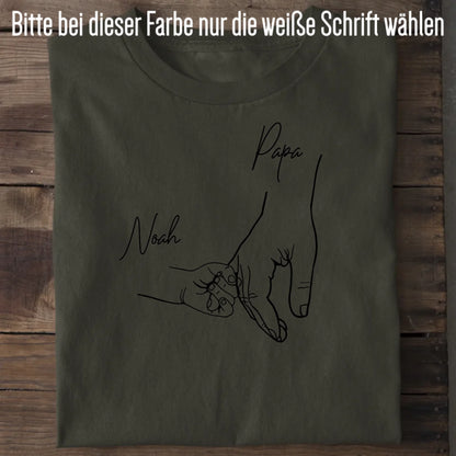 Hold my hand Dad - Bio Herren Shirt *personalisierbar* Creator T-Shirt 2.0 ST ST Khaki