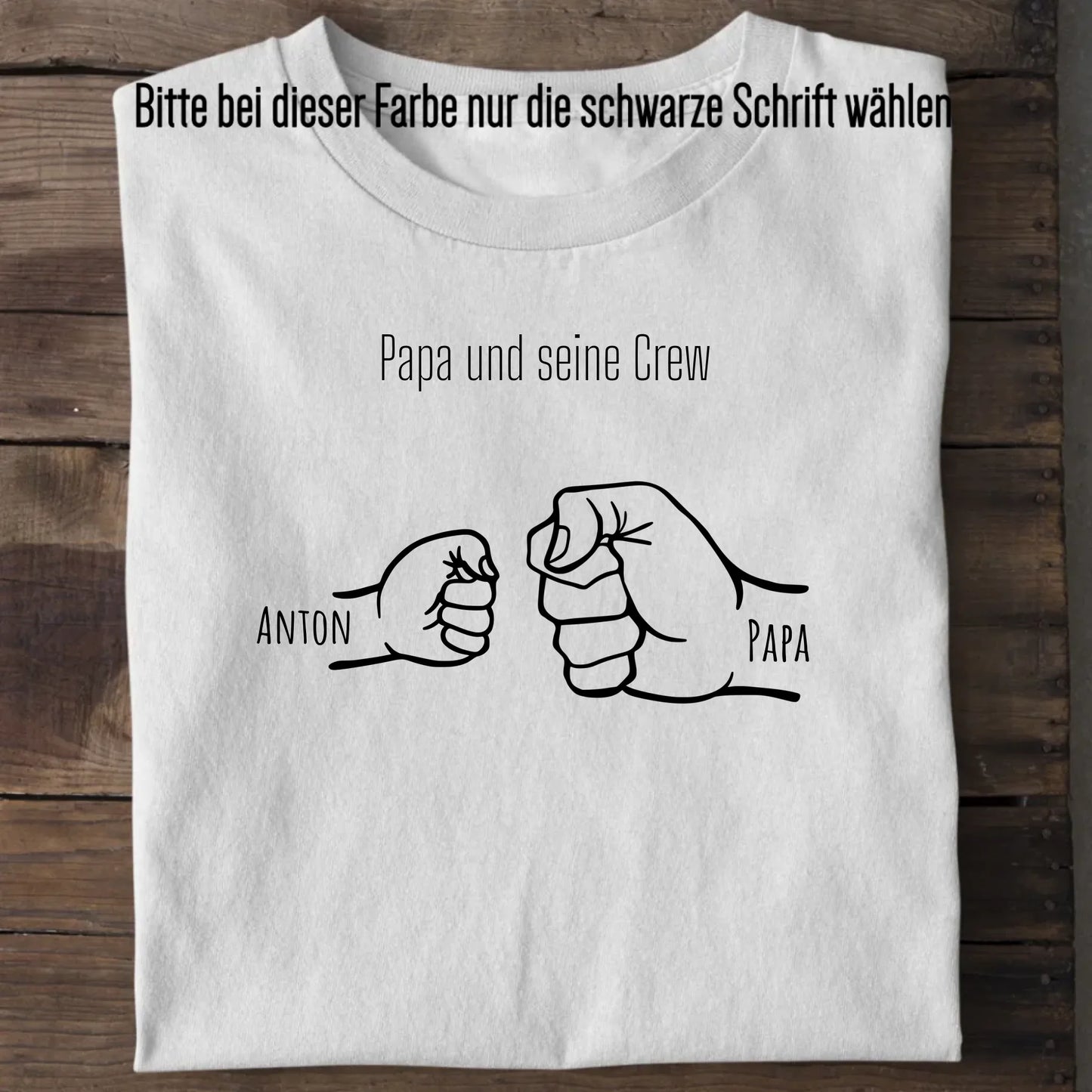 Papa und seine Crew - Bio Herren Shirt *personalisierbar* Creator T-Shirt 2.0 ST ST White