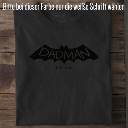 Dadman - Bio Herren Shirt *personalisierbar* Creator T-Shirt 2.0 ST ST Black