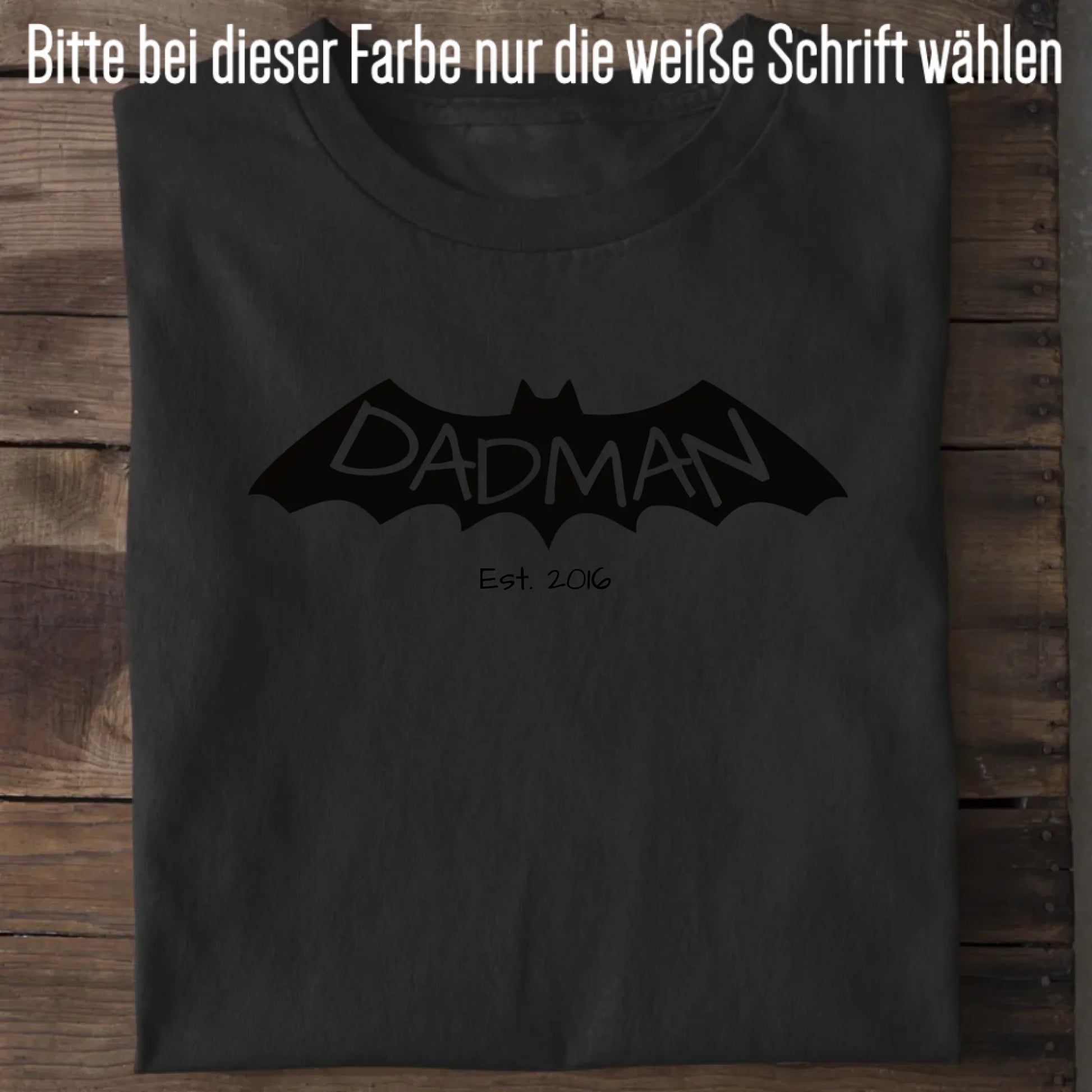 Dadman - Bio Herren Shirt *personalisierbar* Creator T-Shirt 2.0 ST ST Black