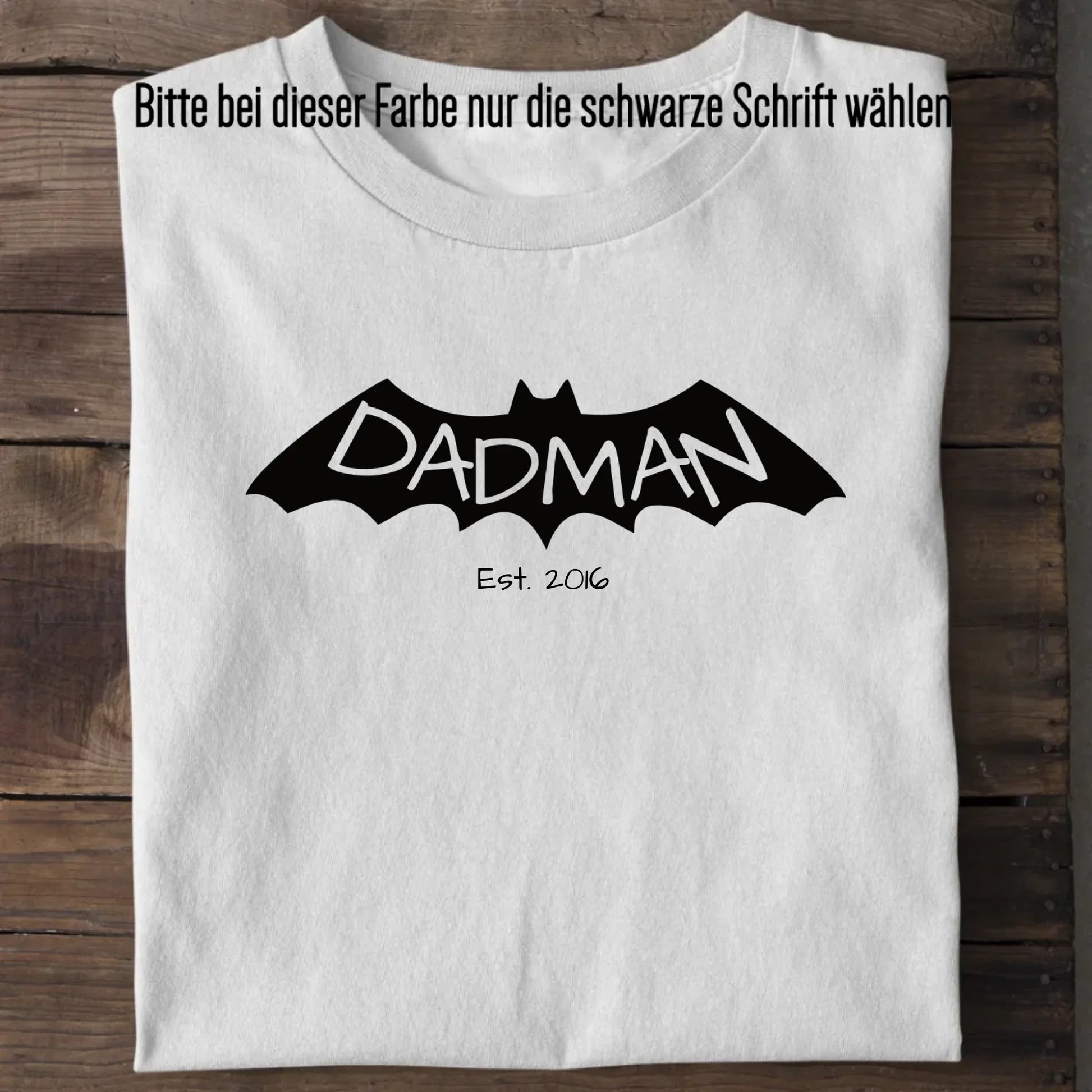 Dadman - Bio Herren Shirt *personalisierbar* Creator T-Shirt 2.0 ST ST White