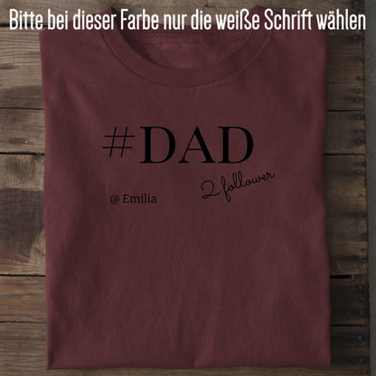 #DAD - Bio Herren Shirt *personalisierbar* Creator T-Shirt 2.0 ST ST Burgundy