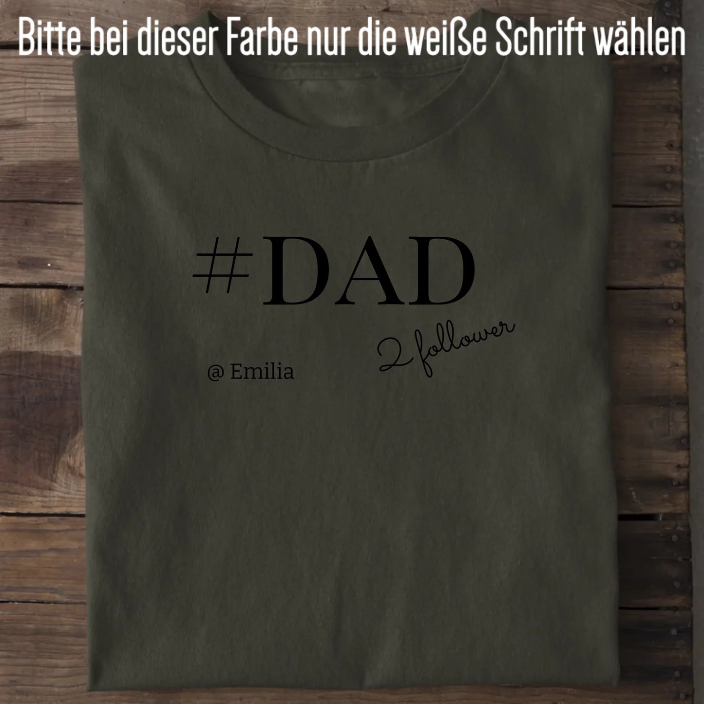 #DAD - Bio Herren Shirt *personalisierbar* Creator T-Shirt 2.0 ST ST Khaki