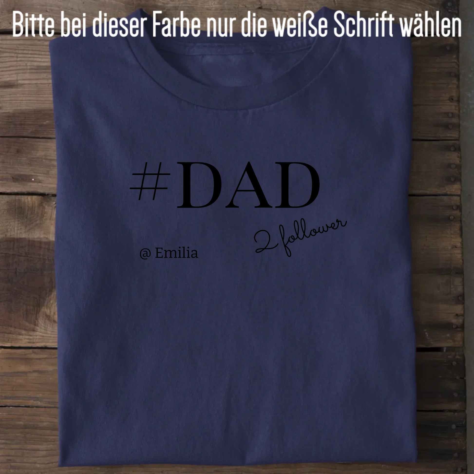 #DAD - Bio Herren Shirt *personalisierbar* Creator T-Shirt 2.0 ST ST French-Navy