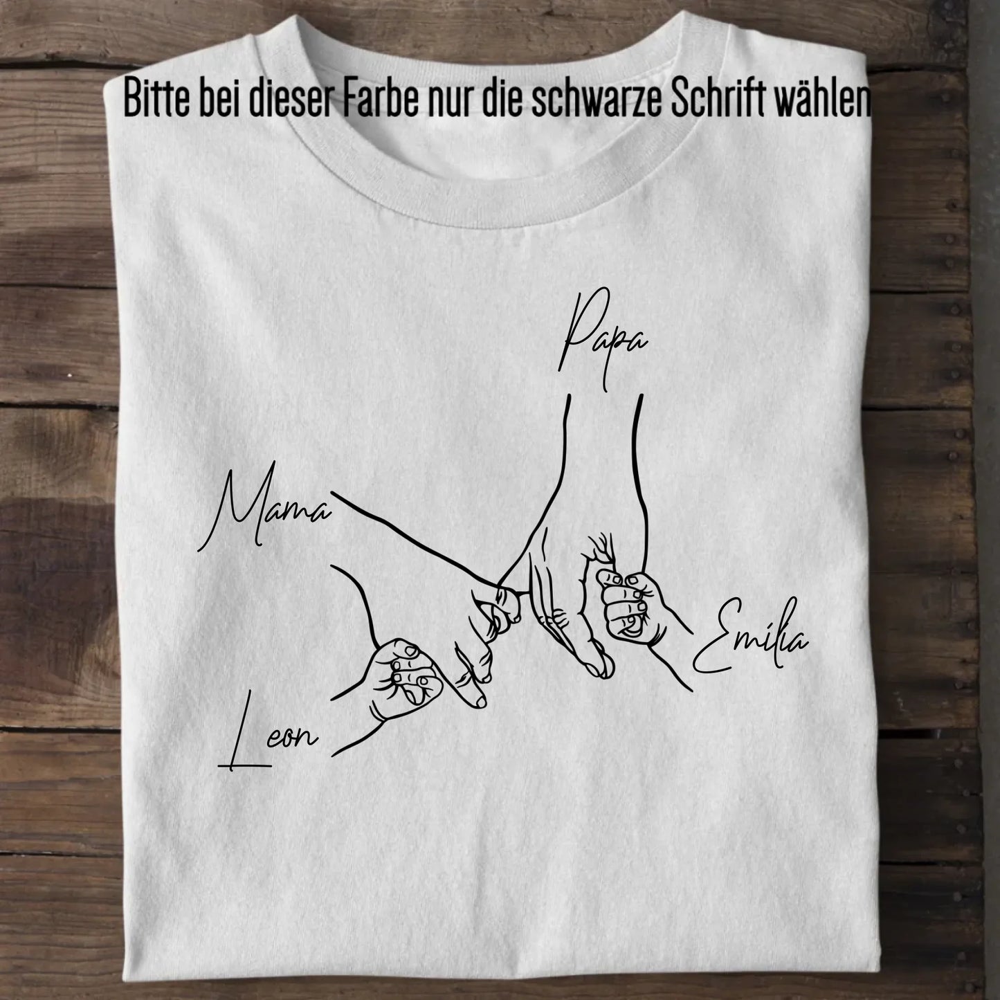 Family Hands - Bio Herren Shirt *personalisierbar* Creator T-Shirt 2.0 ST ST White