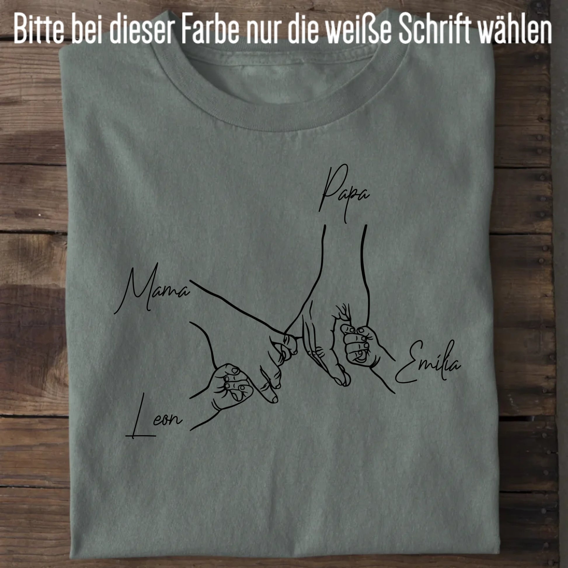 Family Hands - Bio Herren Shirt *personalisierbar* Creator T-Shirt 2.0 ST ST Green Bay