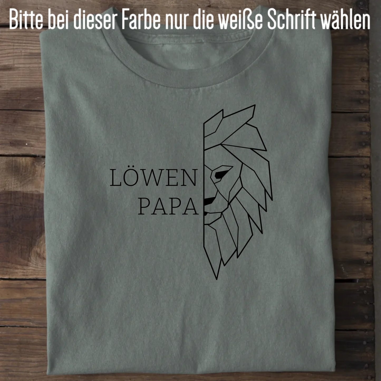 Löwen Papa - Bio Herren Shirt *personalisierbar (ohne Namen)* Creator T-Shirt 2.0 ST ST Green Bay