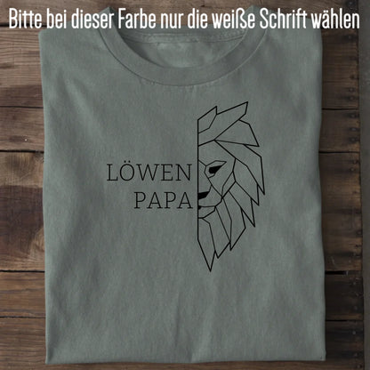 Löwen Papa - Bio Herren Shirt *personalisierbar (ohne Namen)* Creator T-Shirt 2.0 ST ST Green Bay