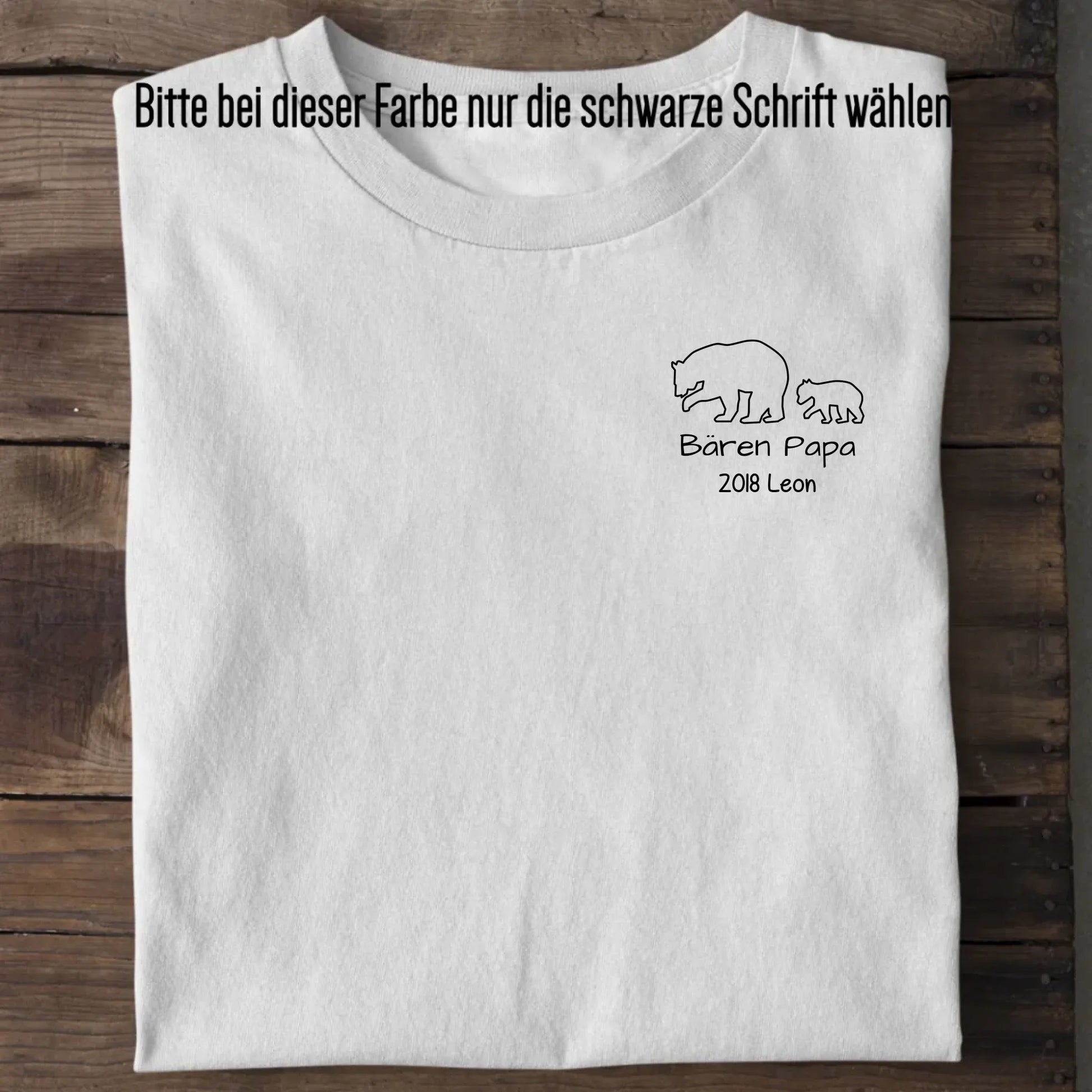 Bären Papa klein - Bio Herren Shirt *personalisierbar* Creator T-Shirt 2.0 ST ST White