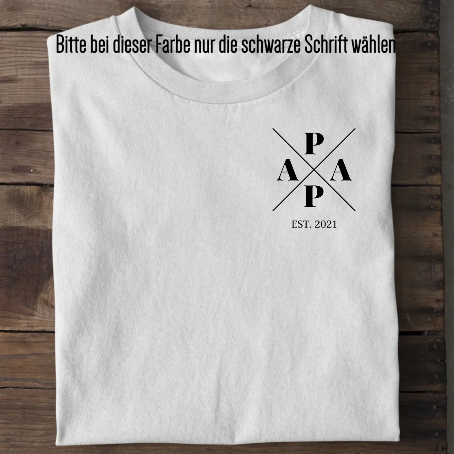 Papa Minimal + Symbole - Bio Herren Shirt *personalisierbar* Creator T-Shirt 2.0 ST ST White