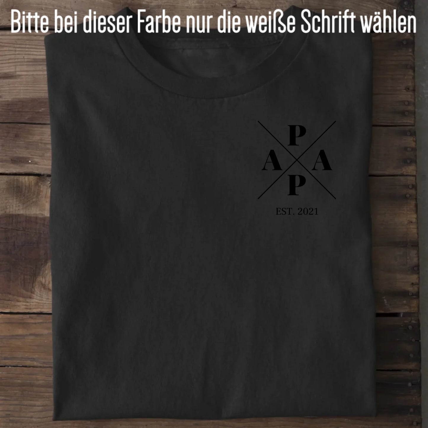 Papa Minimal + Symbole - Bio Herren Shirt *personalisierbar* Creator T-Shirt 2.0 ST ST Black