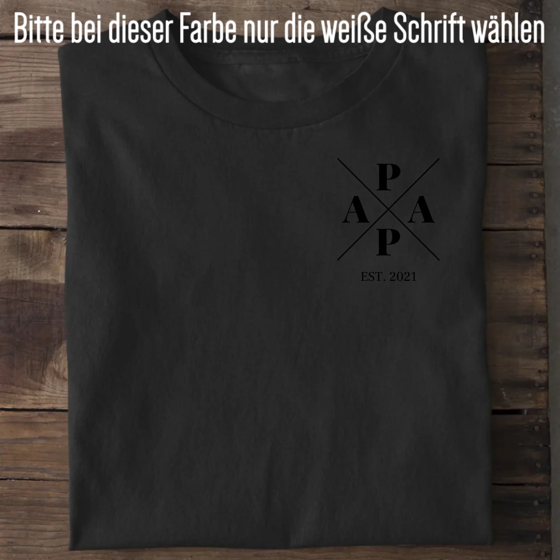 Papa Minimal + Symbole - Bio Herren Shirt *personalisierbar* Creator T-Shirt 2.0 ST ST Black