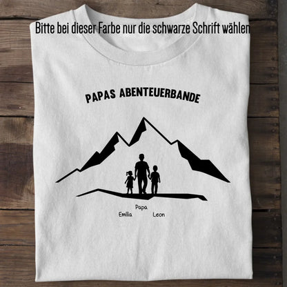 Papas Abenteuerbande - Bio Herren Shirt *personalisierbar* Creator T-Shirt 2.0 ST ST White