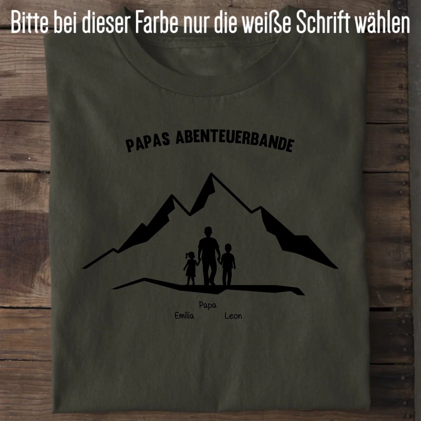 Papas Abenteuerbande - Bio Herren Shirt *personalisierbar* Creator T-Shirt 2.0 ST ST Khaki