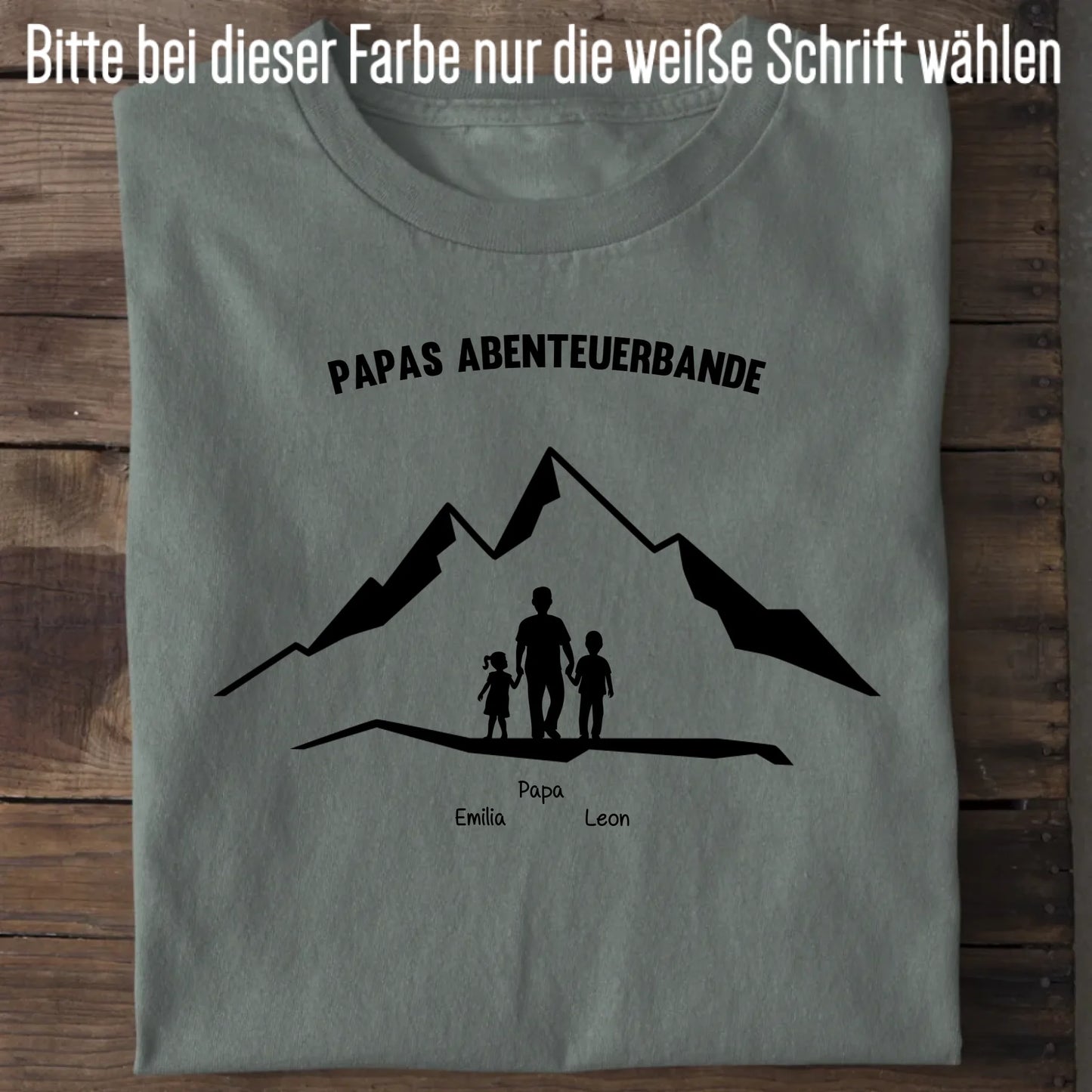Papas Abenteuerbande - Bio Herren Shirt *personalisierbar* Creator T-Shirt 2.0 ST ST Green Bay