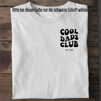 Cool Dads Club - Bio Herren Shirt *personalisierbar* Creator T-Shirt 2.0 ST ST White