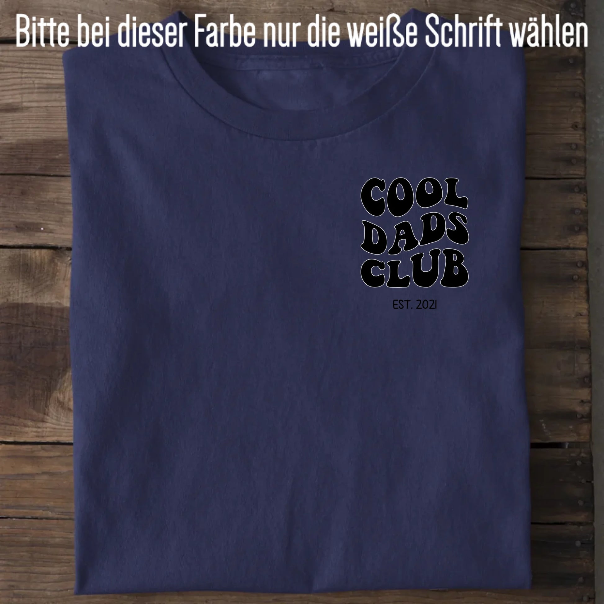 Cool Dads Club - Bio Herren Shirt *personalisierbar* Creator T-Shirt 2.0 ST ST French-Navy