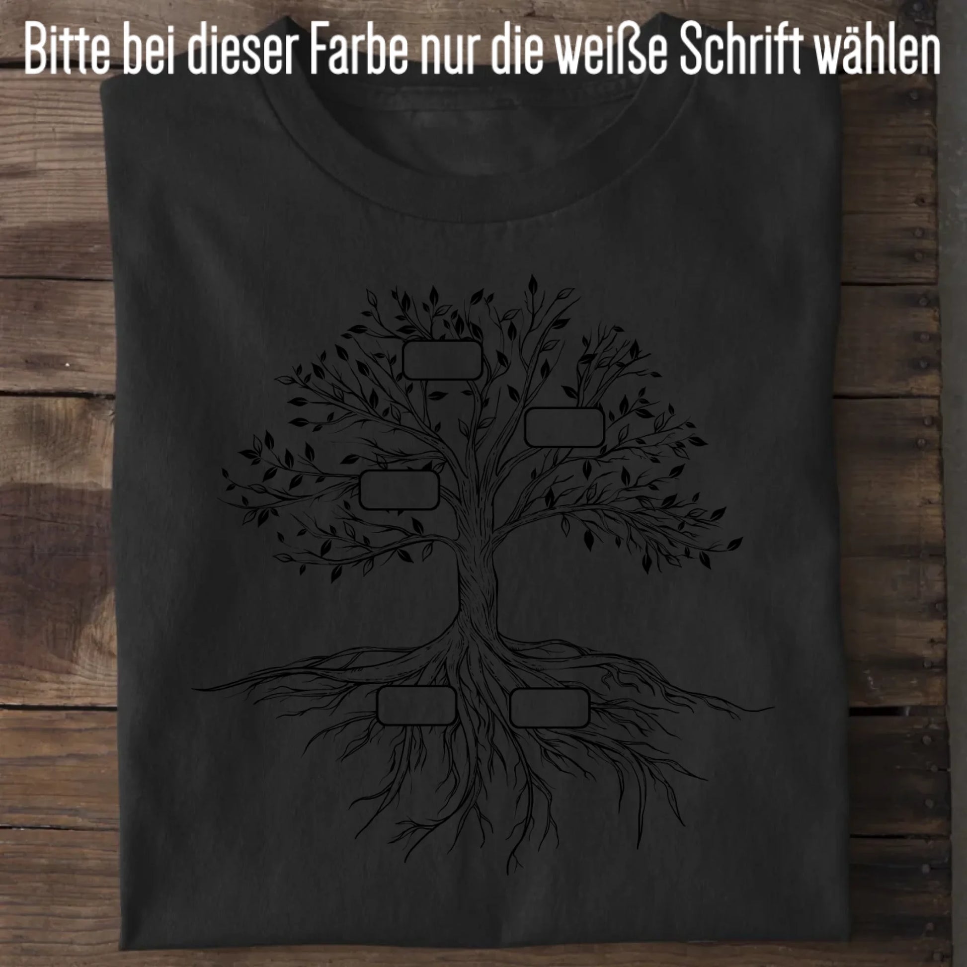 Family Tree - Bio Herren Shirt *personalisierbar* Creator T-Shirt 2.0 ST ST Black