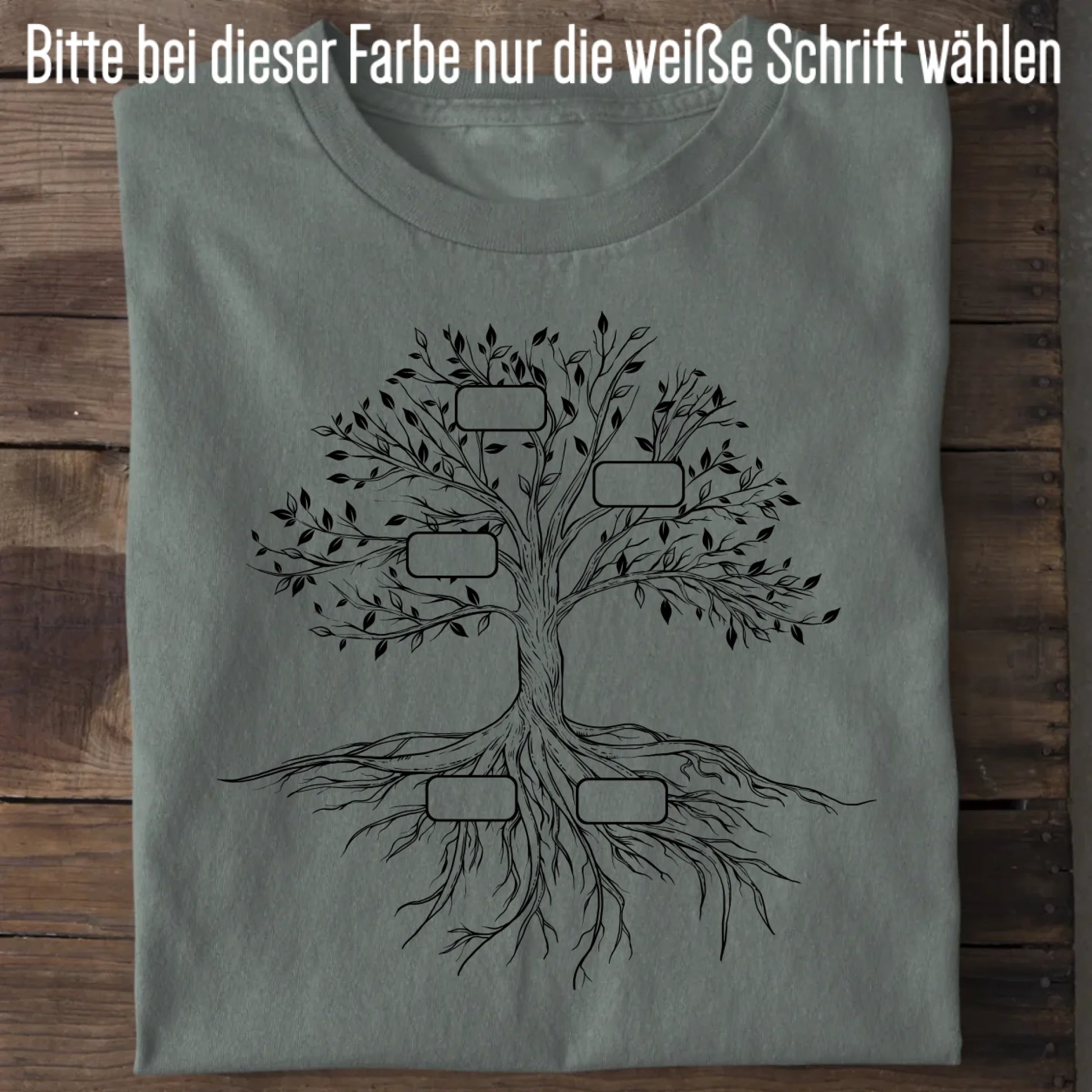 Family Tree - Bio Herren Shirt *personalisierbar* Creator T-Shirt 2.0 ST ST Green Bay
