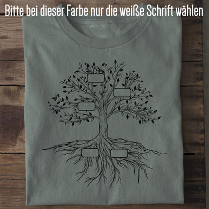 Family Tree - Bio Herren Shirt *personalisierbar* Creator T-Shirt 2.0 ST ST Green Bay