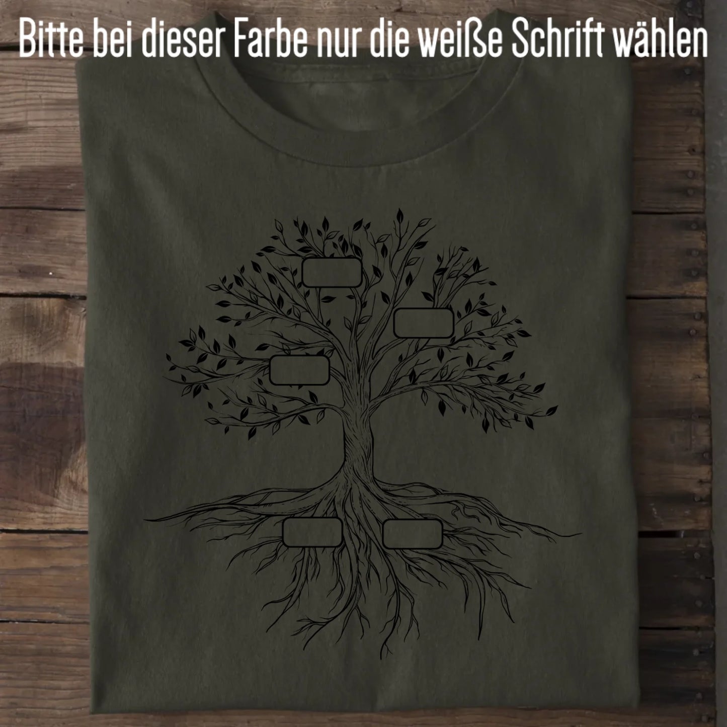 Family Tree - Bio Herren Shirt *personalisierbar* Creator T-Shirt 2.0 ST ST Khaki