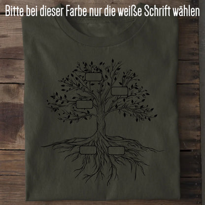 Family Tree - Bio Herren Shirt *personalisierbar* Creator T-Shirt 2.0 ST ST Khaki