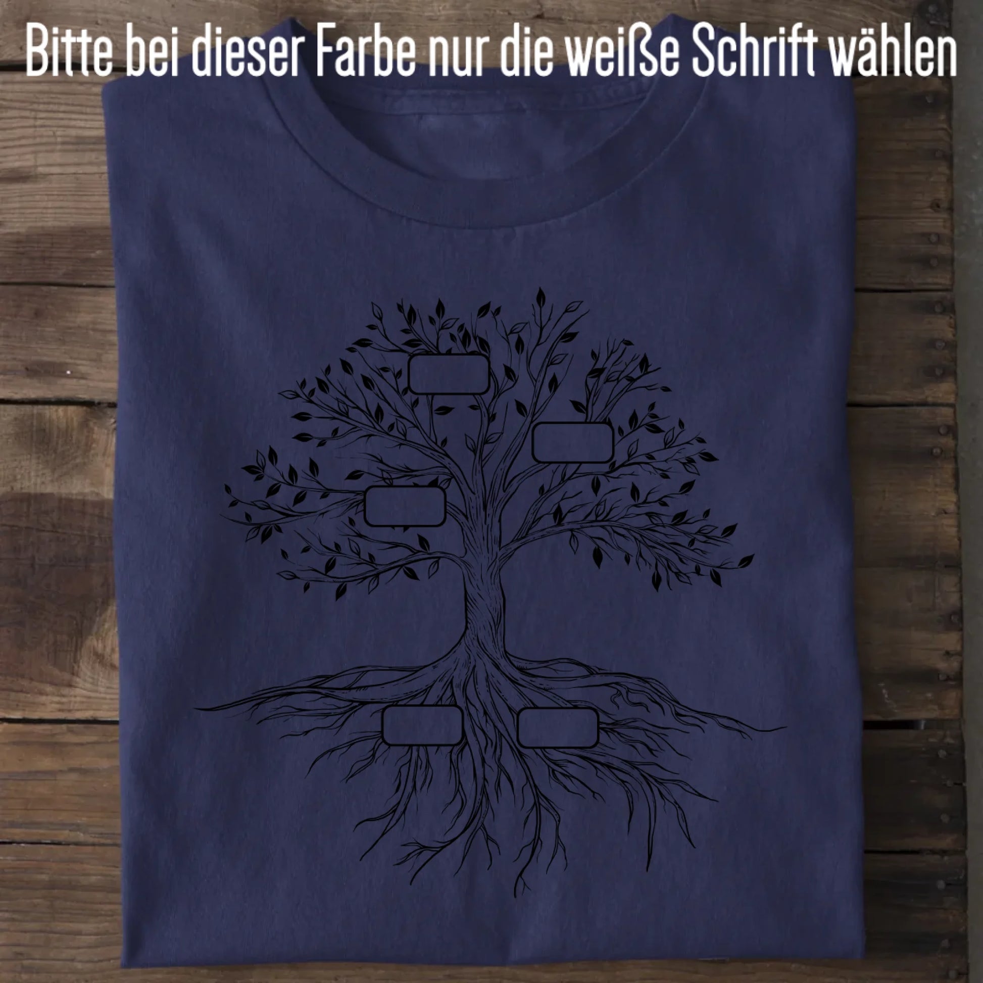 Family Tree - Bio Herren Shirt *personalisierbar* Creator T-Shirt 2.0 ST ST French-Navy