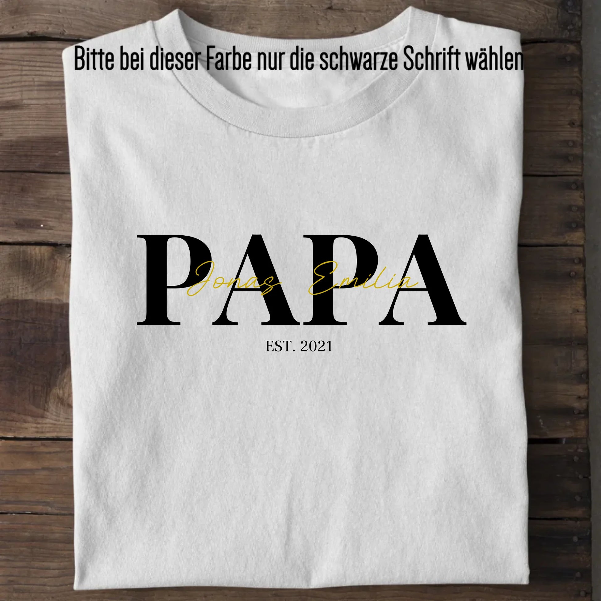 PAPA + Kids - Bio Herren Shirt *personalisierbar* Creator T-Shirt 2.0 ST ST White
