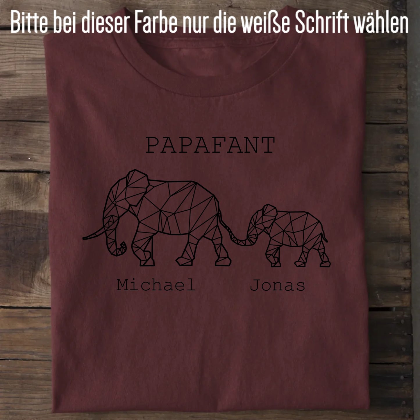 Papafant - Bio Herren Shirt *personalisierbar* Creator T-Shirt 2.0 ST ST Burgundy