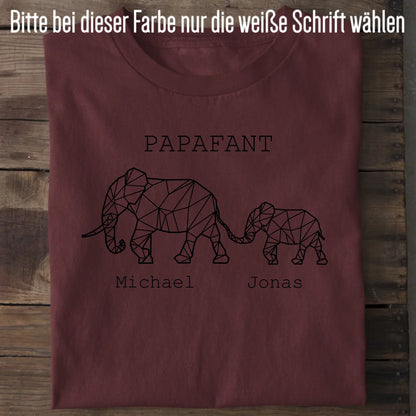 Papafant - Bio Herren Shirt *personalisierbar* Creator T-Shirt 2.0 ST ST Burgundy