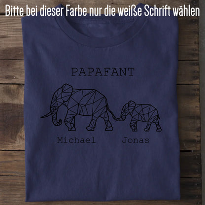 Papafant - Bio Herren Shirt *personalisierbar* Creator T-Shirt 2.0 ST ST French-Navy