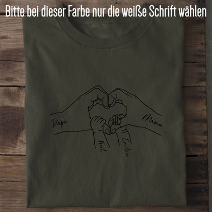Family Love - Bio Herren Shirt *personalisierbar* Creator T-Shirt 2.0 ST ST Khaki