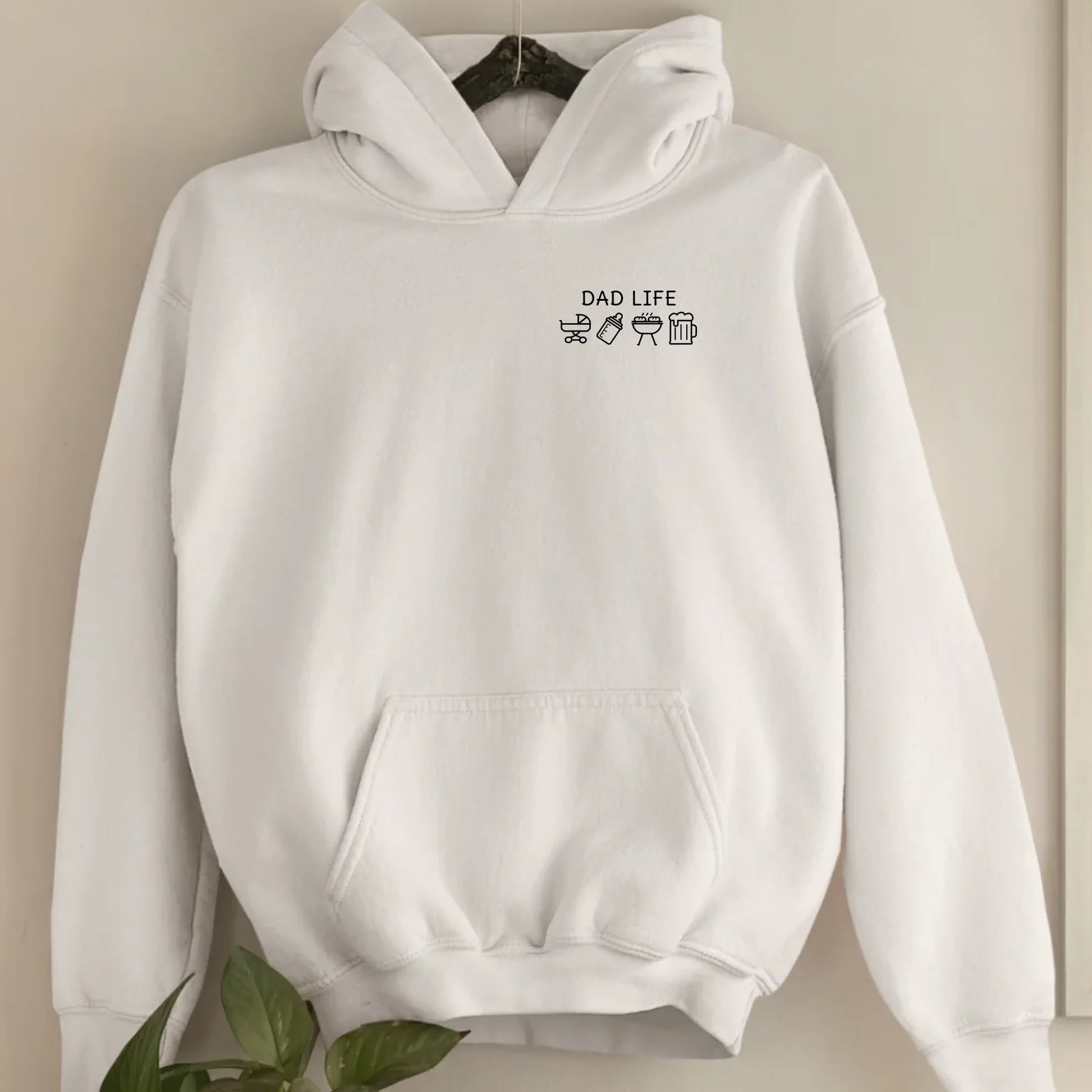 Dad Life Symbole - Bio Unisex Hoodie *personalisierbar*