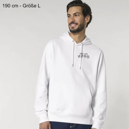 Dad Life Symbole - Bio Unisex Hoodie *personalisierbar*