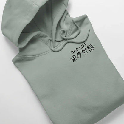 Dad Life Symbole - Bio Unisex Hoodie *personalisierbar* Cruiser Hoodie 2.0 ST ST Aloe