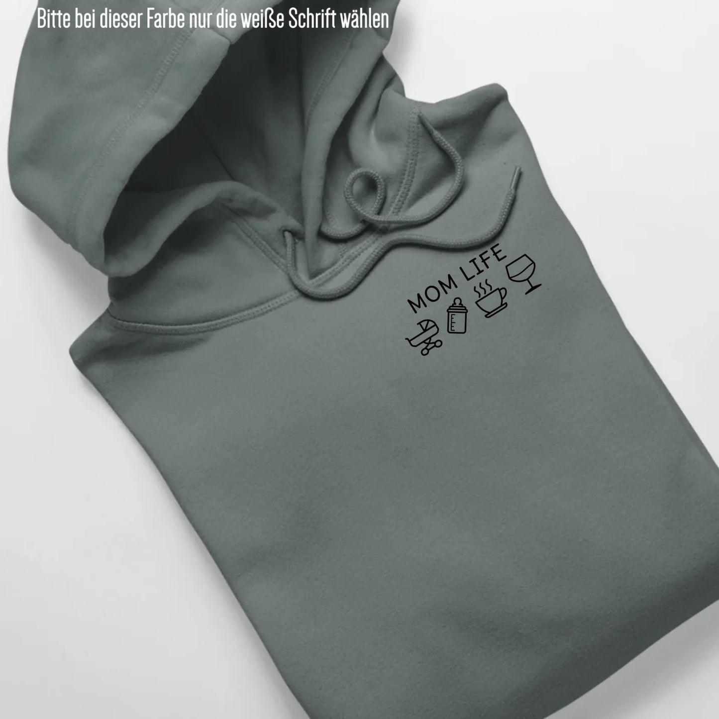 Mom Life Symbole - Bio Unisex Hoodie *personalisierbar* Cruiser Hoodie 2.0 ST ST Green-Bay