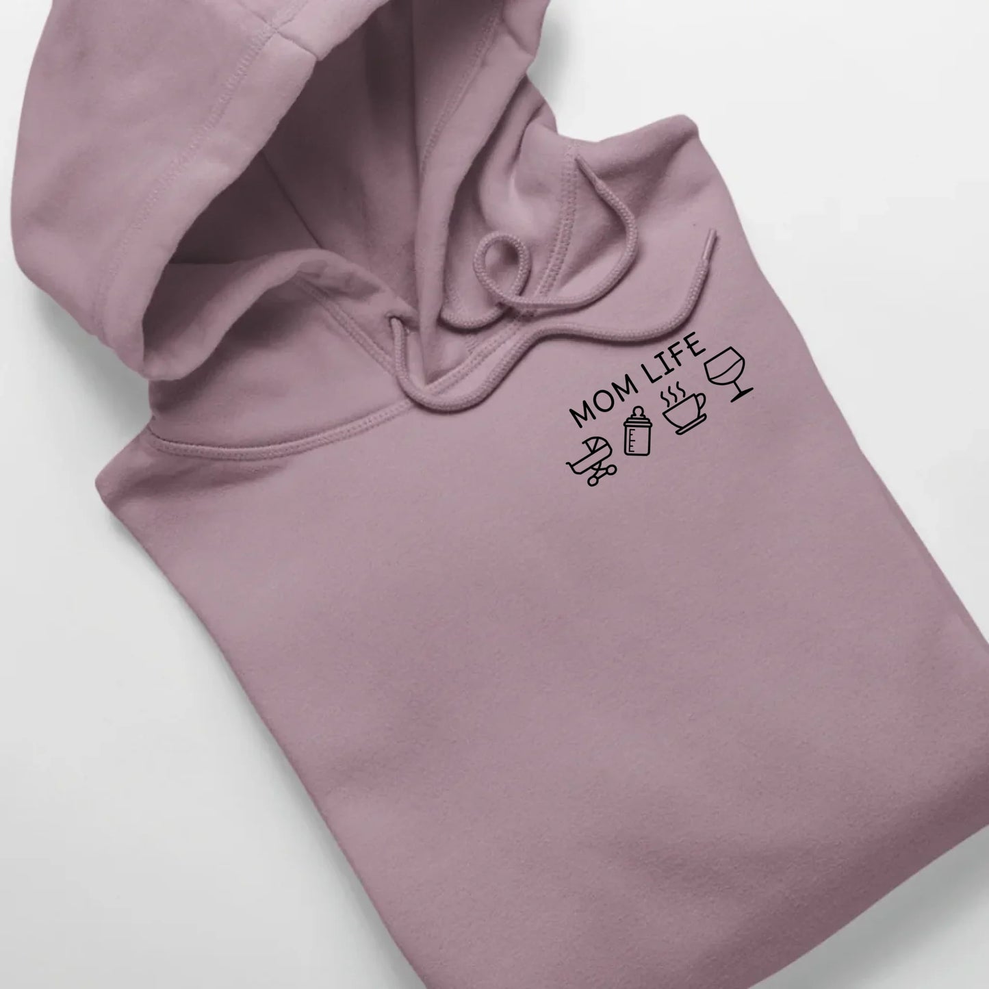 Mom Life Symbole - Bio Unisex Hoodie *personalisierbar* Cruiser Hoodie 2.0 ST ST Lilac-Dream
