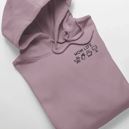 Mom Life Symbole - Bio Unisex Hoodie *personalisierbar* Cruiser Hoodie 2.0 ST ST Lilac-Dream