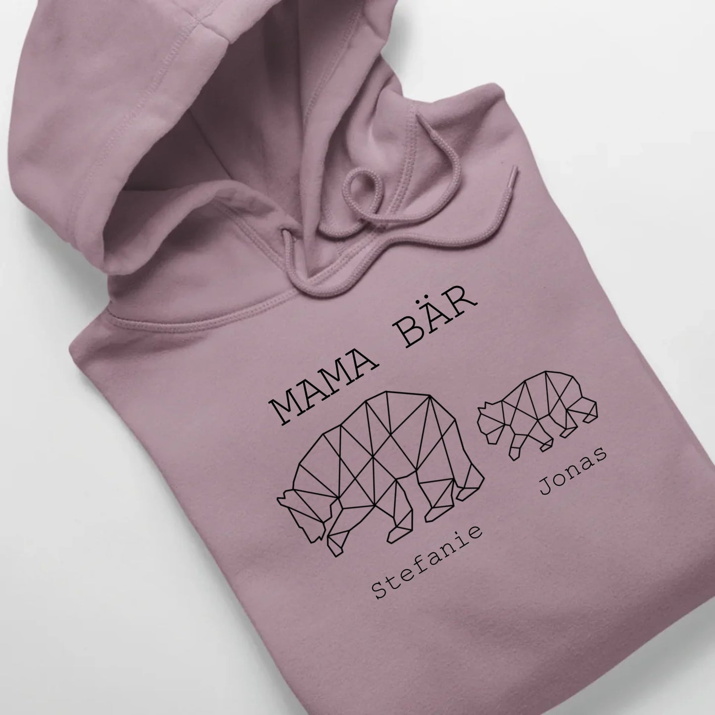 Mama Bär - Bio Unisex Hoodie *personalisierbar (1-4 Kinder mit Namen)* Cruiser Hoodie 2.0 ST ST Lilac-Dream