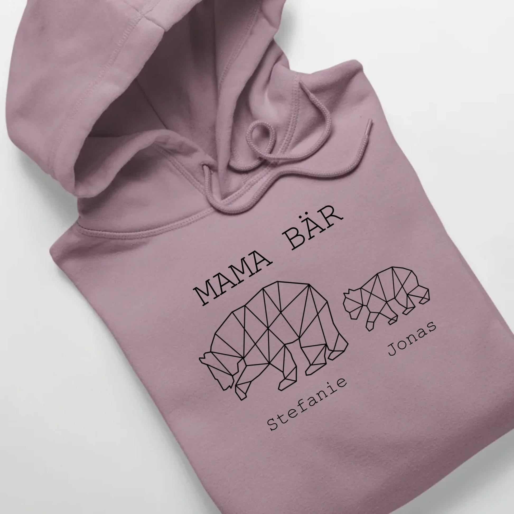 Mama Bär - Bio Unisex Hoodie *personalisierbar (1-4 Kinder mit Namen)* Cruiser Hoodie 2.0 ST ST Lilac-Dream