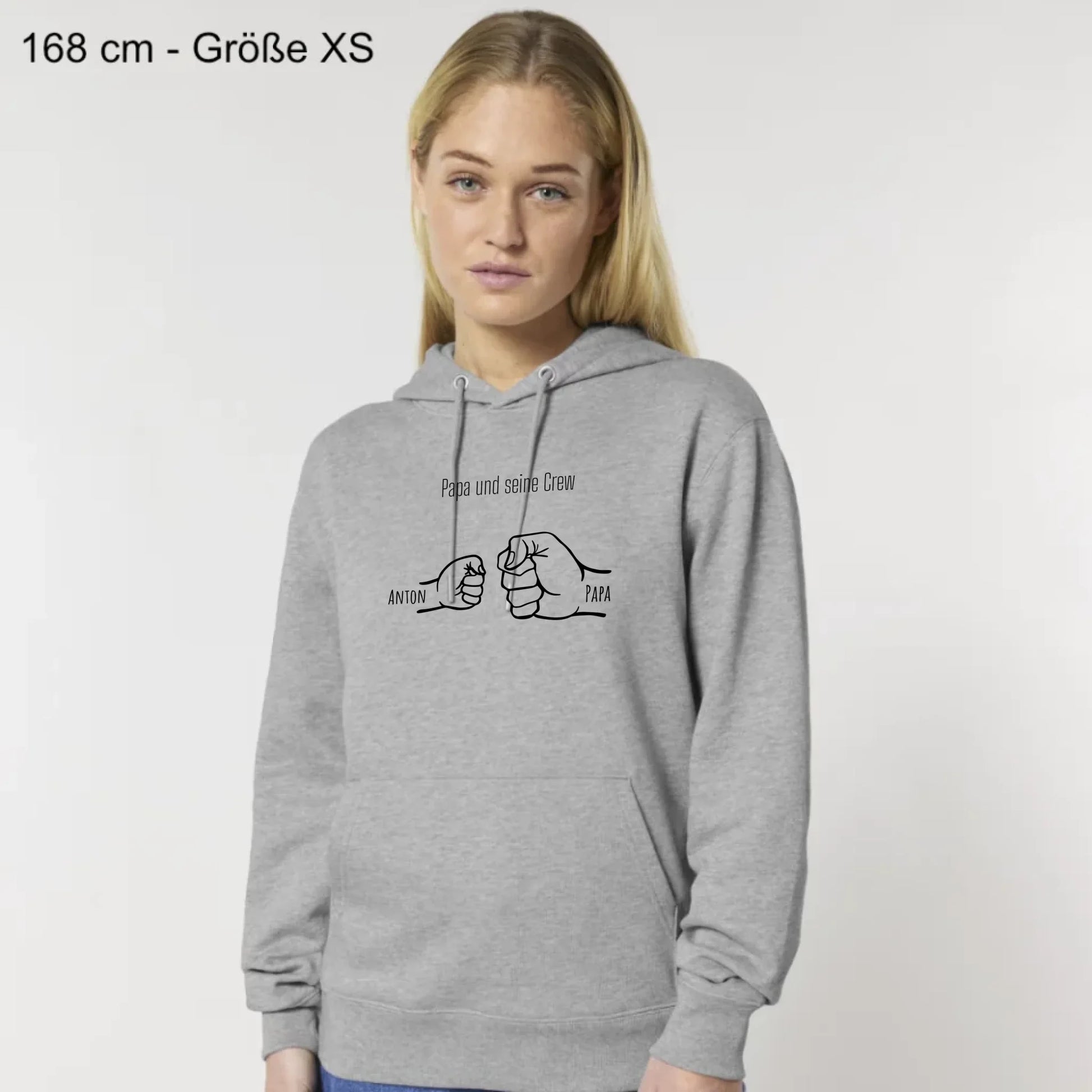 Papa und seine Crew - Bio Unisex Hoodie *personalisierbar*