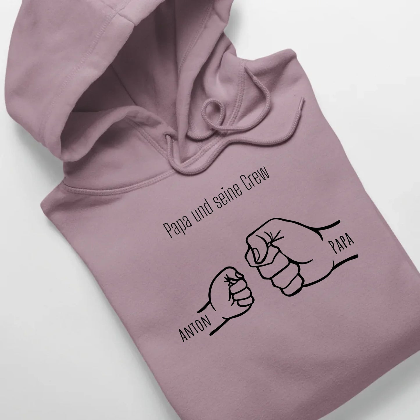 Papa und seine Crew - Bio Unisex Hoodie *personalisierbar* Cruiser Hoodie 2.0 ST ST Lilac-Dream