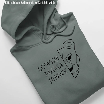 Löwen Mama - Bio Unisex Hoodie *personalisierbar (mit Namen)* Cruiser Hoodie 2.0 ST ST Green-Bay