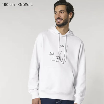 Hold my hand Mom - Bio Unisex Hoodie *personalisierbar*